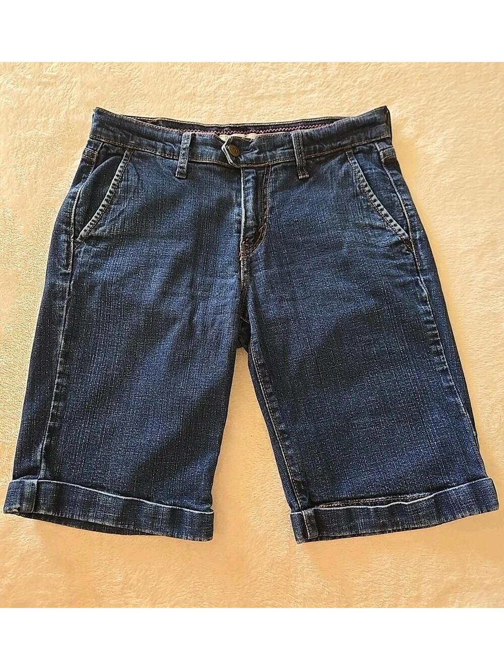 Levi's Indigo Blue Denim Bermuda Shorts